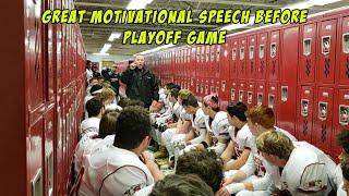 Great Motivational Speech Before Playoff Game