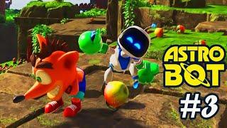 Crash Bandicoot Is Here! ASTRO BOT Full Walkthrough Part 3: Az-Tech Trail | Lost Galaxy Fan Club