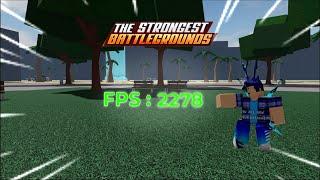 the HIGHEST FPS you can get in The Strongest Battlegrounds (Roblox The Strongest Battlegrounds)