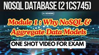 NoSQL(21CS745) Module 1 Imp Topics+ Notes -ONE SHOT VIDEO FOR EXAM-VTU NOSQL Database #21cs745 #vtu