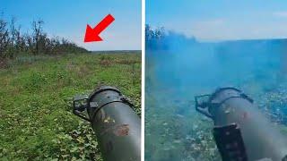 Ukrainian soldiers use Reactive Infantry Thermobaric Flamethrower (RPO-16) on Southern Front