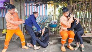 Evil mother-in-law intend to attack the mute bride, Luckily electrician husband arrived in time