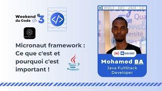 Micronaut framework : Ce que c'est et pourquoi c'est important ! | #WdC3