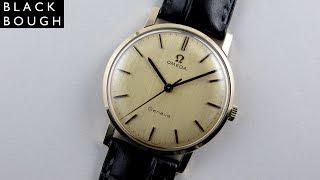 Omega Genève Ref. 972 gold vintage wristwatch, hallmarked 1961