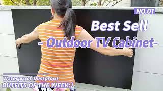 Inexpensive outdoor TV cabinet