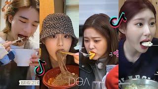 Kpop idols eating/mukbang | tiktok compilation | DӨΛ