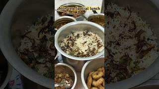 Non veg Special Lunch Menu #youtubeshorts #lunch #nonveg #food #shortvideo #cooking #special #shorts