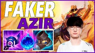 FAKER AZIR MID GAMEPLAYSEASON 12 LEAGUE OF LEGENDS