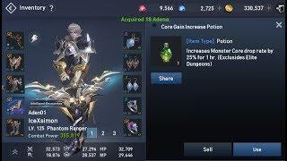 Lineage 2 Revolution How to Get Core Drop rate Potion & Drop Rate Test