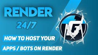 Host Your Application/Bot on Render: Run Your App 24/7 & Deploy UnlimitedFilterBot Effortlessly