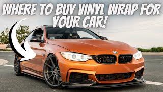 WHERE TO BUY VINYL WRAP FOR YOUR CAR!