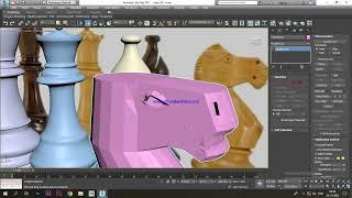 How to make Chess Pieces / chess Horse in 3Ds Max