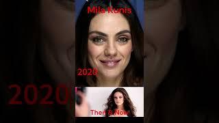 Мила Кунис тогда и сейчас #milakunis #the #scarlettjohansson #jenniferlawrence #elizabetholsen