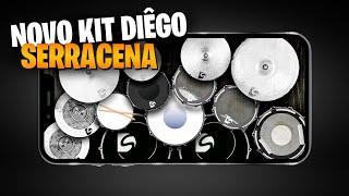 Novo Kit | DIÊGO SERRACENA | Pra Real Drum - Por Teck Batera