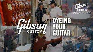 The Secret To Dyeing Your Gibson Custom Guitar - Gibson Custom Shop Tour