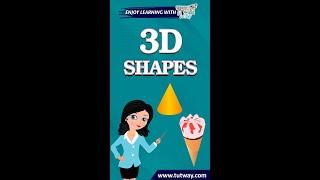 3D Shapes | Cone Shape | Shapes for kids | Math