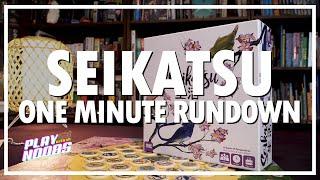 Seikatsu - ONE MINUTE BOARD GAME RUNDOWN