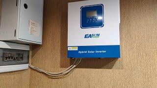 Гибридный Инвертор EaSun 4000w 24v. Аккумулятор 24v 105Ah. Подключение к линии 220v. С чего начать?