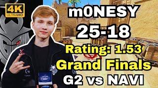 Grand Finals | m0NESY (25-18) G2 vs NAVI (Mirage) | BLAST Premier Fall Final 2024 #cs2 #pov