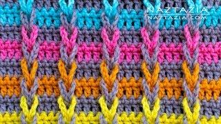 HOW to CROCHET JACOB'S LADDER Stitch - Chain Loop Braids by Naztazia