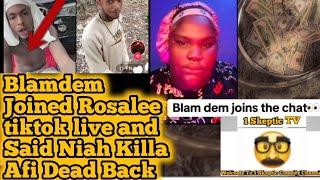 Rosalie and Blamdem Exposed Niah Killer Brawling on tiktok live