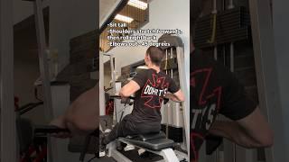 Cable Row Tutorial (Overhand Grip, Pulldown Bar) for Upper Back, Traps, Rear Delts, Lats #gym #howto