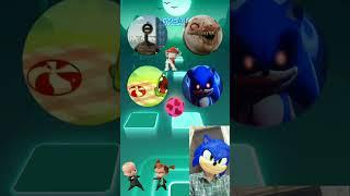 Siren Head vs Choo Choo Charles vs Om Nom Exe vs Sonic Exe X Coffin Dance Tiles Hop 335