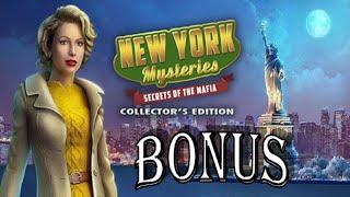 New York Mysteries 1: Secrets of the Mafia Bonus Chapter  Walkthrough - ElenaBionGames