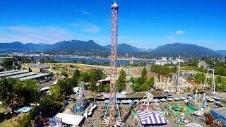 Hellevator on-ride HD POV Playland at the PNE