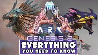 ARK GENESIS 2 EVERYTHING REVEALED SO FAR! New Creatures ShadowMane! Tek Bow! Egg Incubator And More!