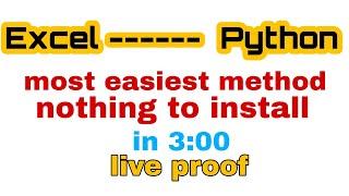 excel to python | notepad to python || by Telesky