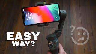 How to setup DJI Osmo Mobile 3 (Balance, first time use, tutorial) EASY WAY