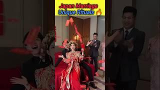 Japan Marriage Unique Rituals #marriage #ritual #ytshorts #shorts #moneygun