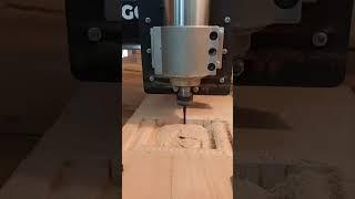 Rabota na 3D rezba so model na masina GoBa M1 Pro     #cnc #cncmachine #woodworking