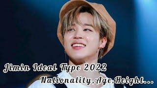 BTS Park Jimin Ideal Type of Girl | Updated 2022