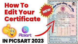 How to edit Documents and Certificates in PicsArt | Documents or Certificate ko edit kese kare