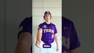 Chase Shores' pitch grips ️ #shorts
