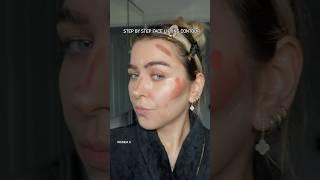 Face lifting contour step by step #contour #contourhack #facelift #makeuphacks