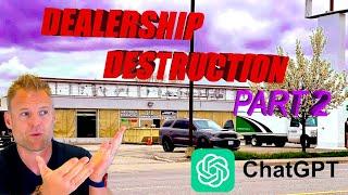 Dealership Destruction Part 2 | AI Is COMING For Legacy Dealerships! Tesla Taking All The Talent! 