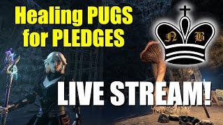 ESO - Nord Bytes Live Stream - Healing PUG Dungeons for Pledges