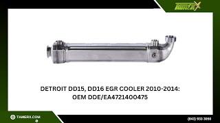 Detroit DD15, DD16 EGR Cooler 2010-2014: OEM DDE/EA4721400475