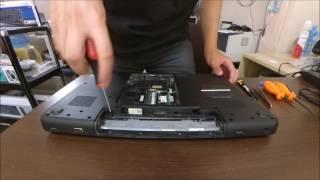 Dell Inspiron N7010 disassembly [no audio].