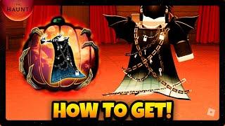 [EVENT] How To Get DASTARDLY DEATH CAPE in THE HAUNT! [ROBLOX]