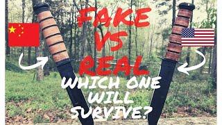 Fake vs Real: Ka-Bar Fighting Knives