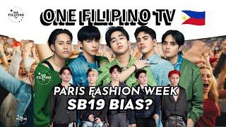 WE WENT TO PARIS FASHION WEEK TO ASK: WHO IS YOUR SB19 BIAS? #sb19  #onefilipinotv