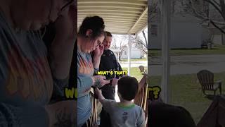 Cop Knocked but Toddler Had the Questions - Hilarious Ring Doorbell Moment  #shorts