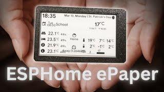 Custom ESPHome dashboards on LilyGo T5 4.7" ePaper device