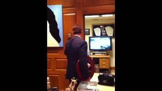 Schwarzenegger leaves the governor's office