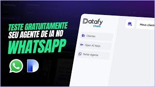 Datafy Chats - Teste gratis seu Agente de IA no WhatsApp