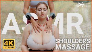 ASMR Nature Sounds: Shoulder Massage by Lina to Liza